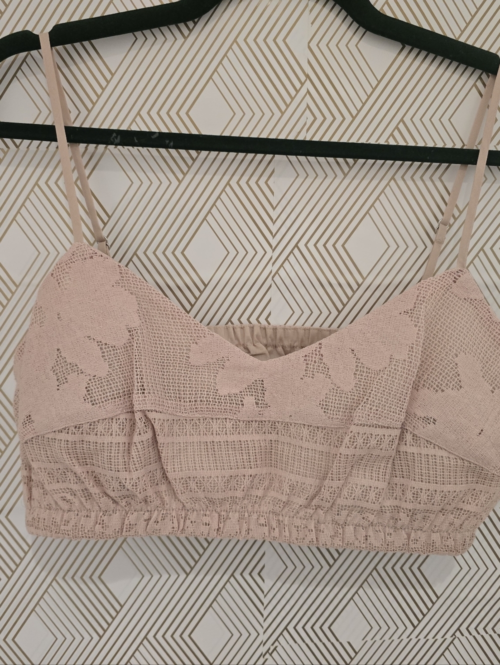 And Now This NWT Lace Bralette & Drawstring Shorts 2-Piece Set XL Blush Pink - Picture 2 of 8